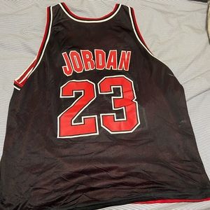 Michael Jordan reversible champion jersey